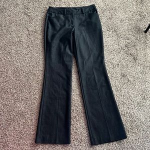 Worthington size 4 modern fit  slacks black charcoal
